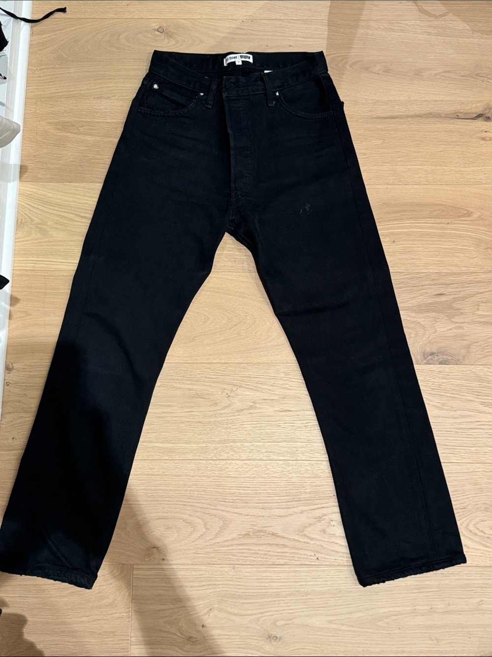 Re/Done Levi's vintage Black Straight Jeans